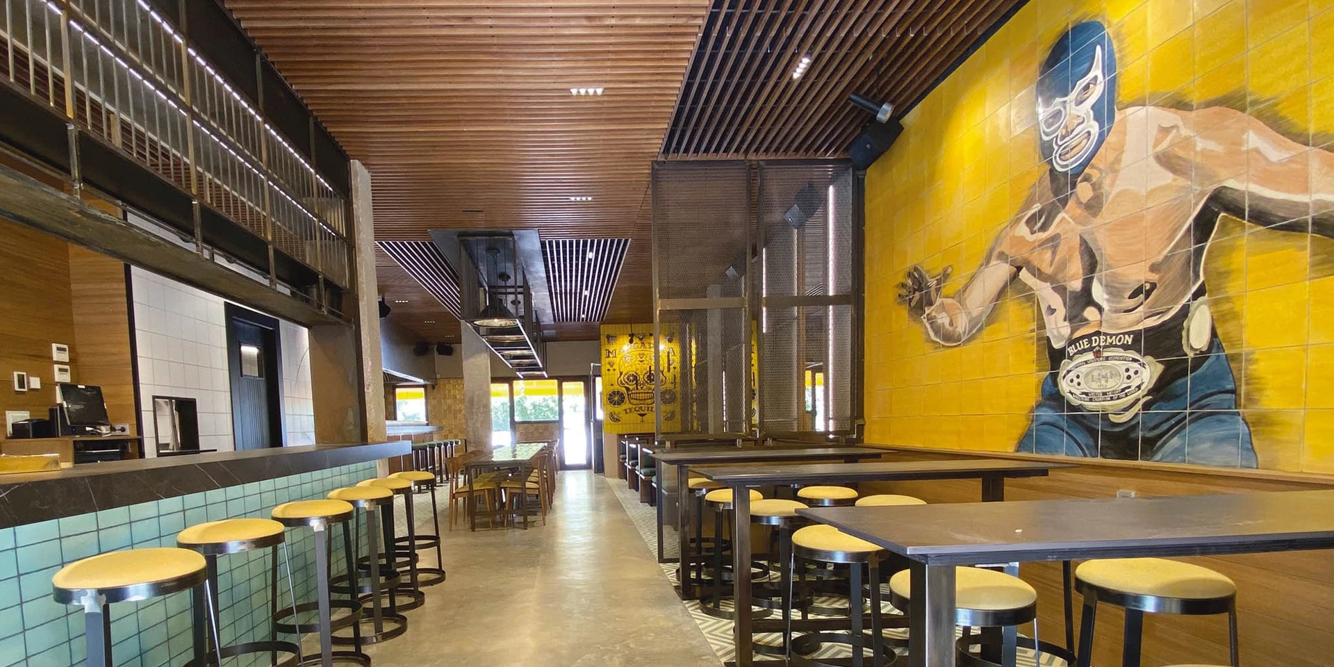Mobiliario Palmira en Restaurante mexicano Palma de mallorca, Islas baleares